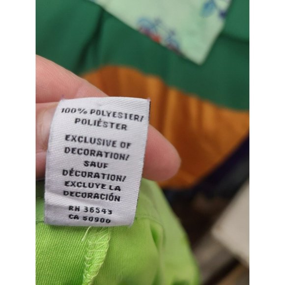 IZOD XFG Womens Athletic Golf Skort Size 10 Lime Green Slit Pockets Activewear - Picture 8 of 9